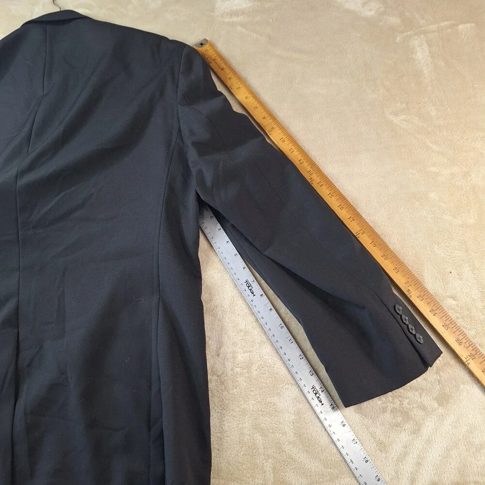 Lauren Ralph Lauren Blazer Men's 46L Wool Black Single Breasted Single Vented